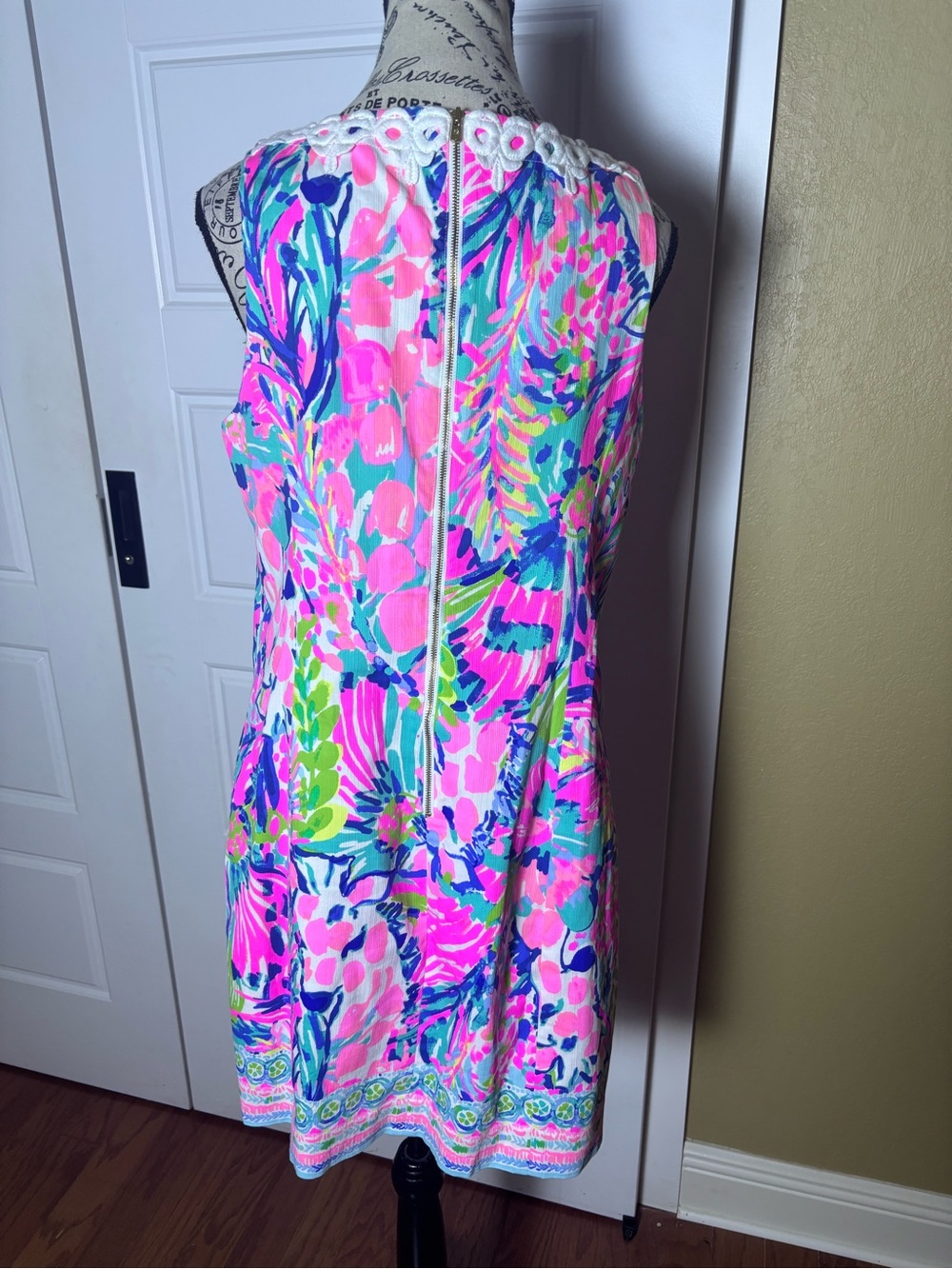 Lilly Pulitzer Gabby Shift Dress Multi Gumbo Limbo Print - Picture 3 of 6